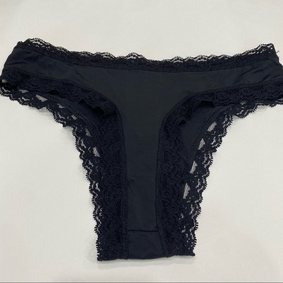 True & Co/ Chantelle Honeydew Panties Size S Bundle of 3 Underwear In Black - Picture 5 of 7